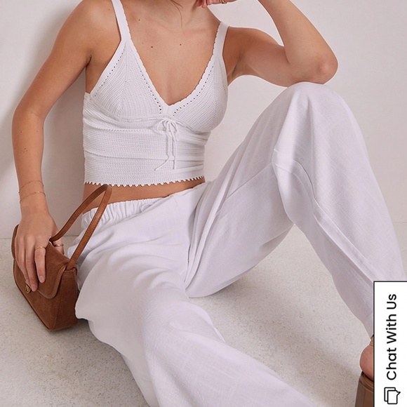 (NWT) Pacsun White Knit Cotton Crop Tank - Picture 6 of 6